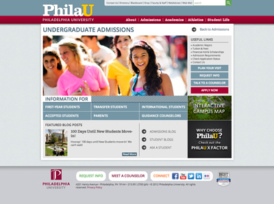 Philadelphia University Undergraduate Admissions image