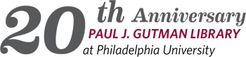20th Aniversary Paul J. Gutman Library Philadelphia University